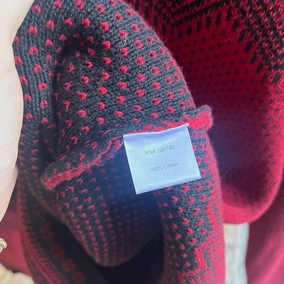 NorthStyle Cotton snowflake sweater size small - Picture 6 of 6